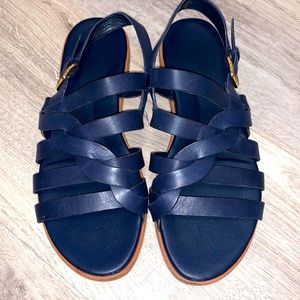 Cole Haan Strappy Blue Sandals 8B